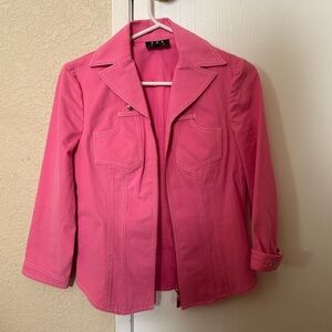 David Meister hot pink jacket